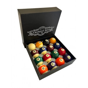 CHAMPION PREMIUM 2-1/4" BILLIARD POOL BALL SET COMPLETE 16 BALL SET